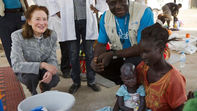 国际 | 儿基会执行主任访问南苏丹： 只有结束冲突才能给儿童带来希望和安全