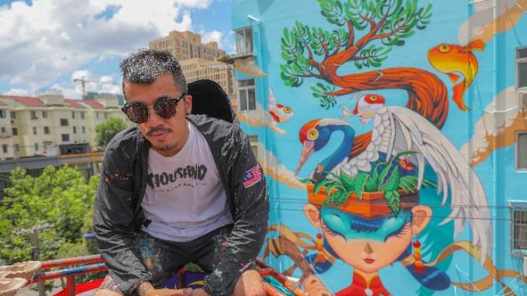 艺术 | 马来西亚艺术家Kenji携手立邦「为爱上色」在城市中央呼唤自然
