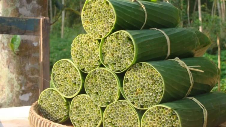纸吸管不好用，越南发明天然植物吸管，减塑又能吃